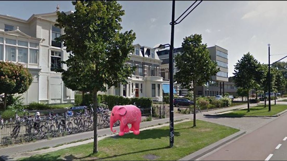 Olifantenpaadje langs de Van Schaeck Mathonsingel