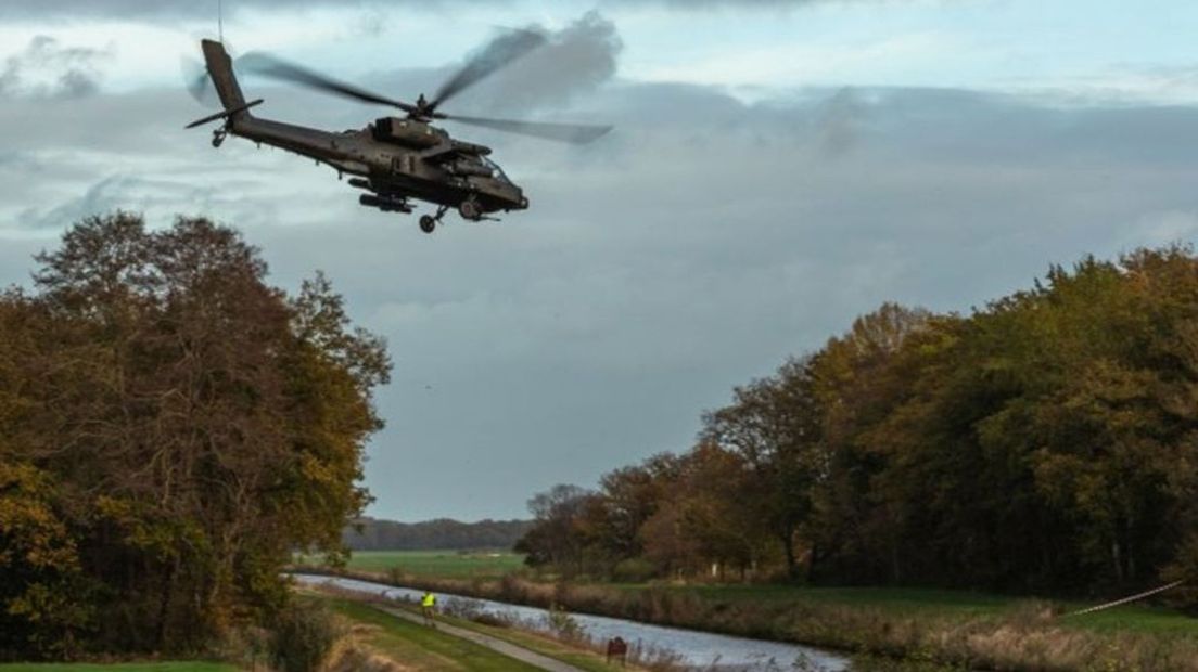 Gevechtshelikopters vliegen tot donderdagavond boven het Land van Maas en Waal