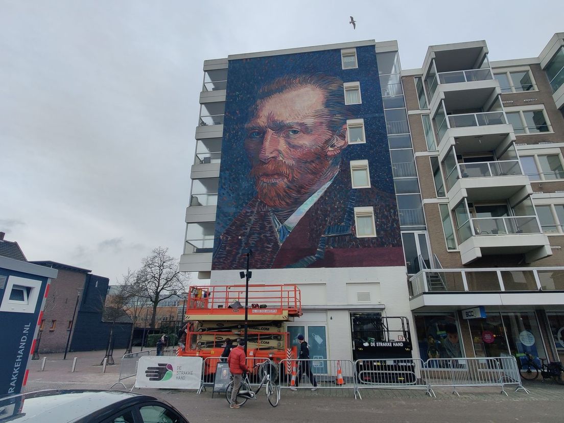 Muurschildering Van Gogh Hoogeveen