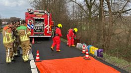 Toerit A2 bij Sint-Joost afgesloten na vondst chemisch afval