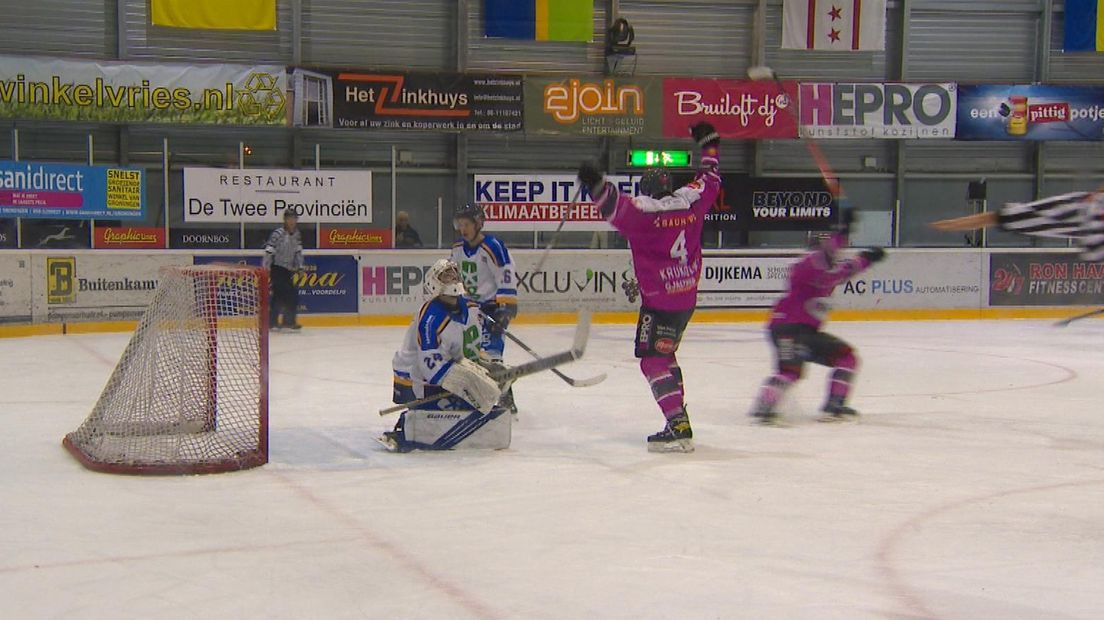 Wesley Zoutman maakt de winnende in overtime