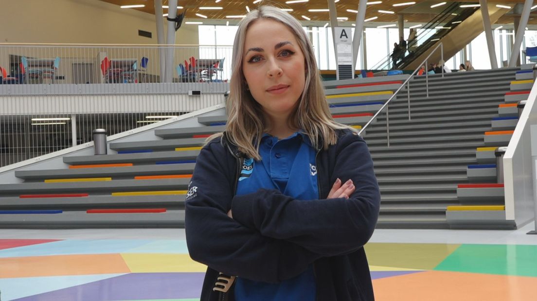Anne doet de schildersvakopleiding