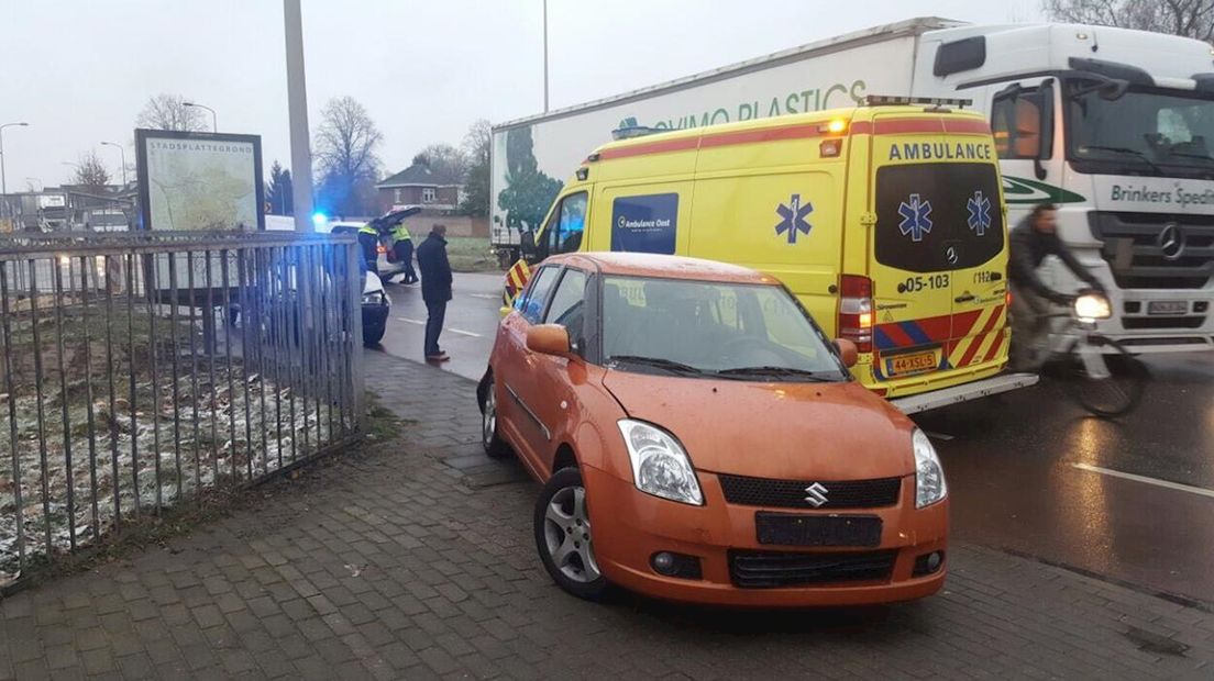 Kopstaart-botsing in Hengelo