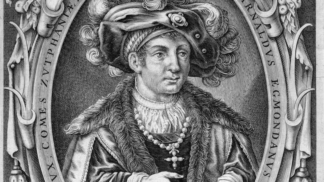 Hertog Arnold van Egmond.