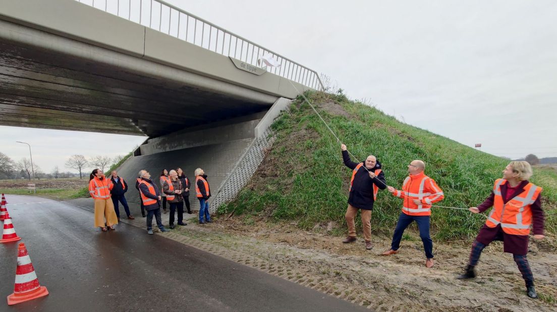 Drogteropslagen viaduct