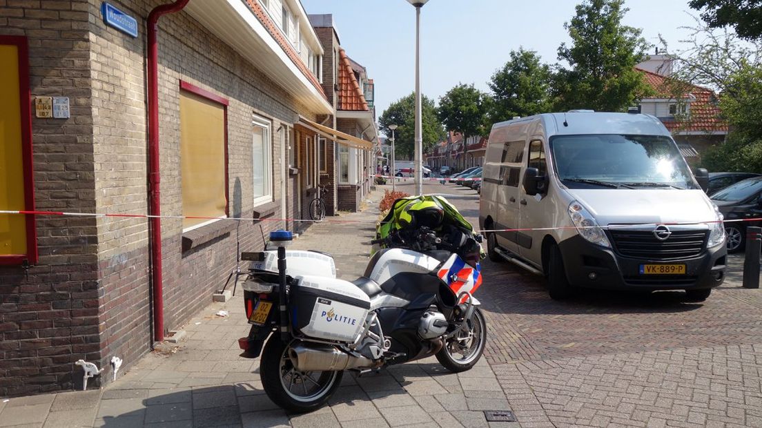 Het incident was in Woudstraat in Gouda.