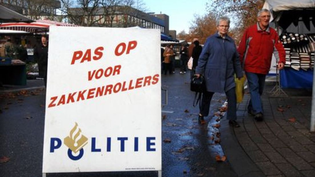 Drie zakkenrollers betrapt