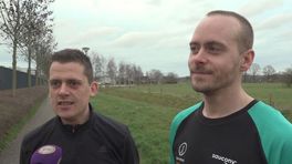 Rene en Bart lopen drie keer de Stevensloop: 'Mensen verklaren ons voor gek'
