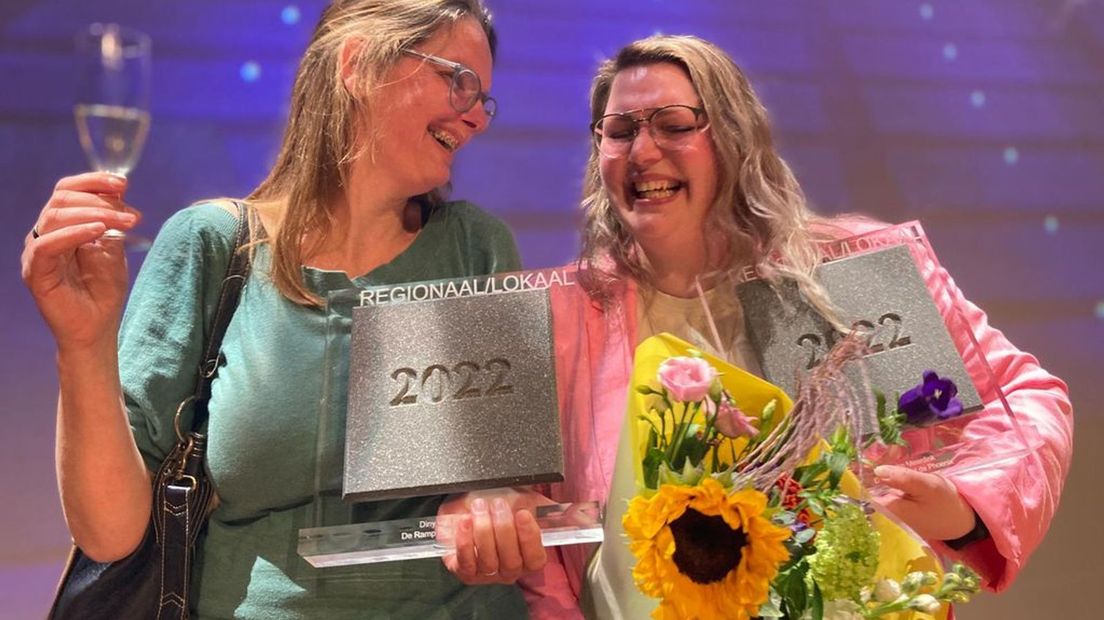 Diny van Hoften en Joske Meerdink vielen in de prijzen met 'De Ramp met de Phoenix'.
