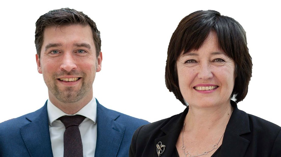 Robert van Asten & Saskia Bruines van D66.