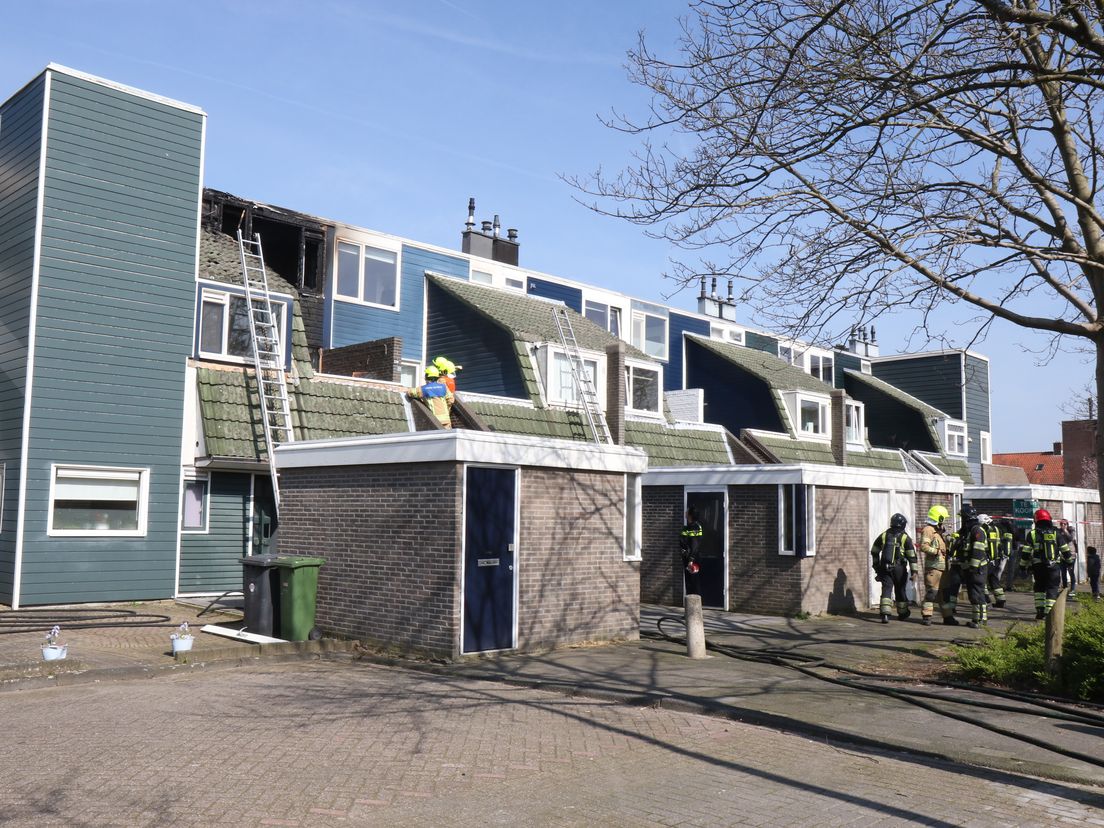 Brand in woning aan het Slakkenveen - Spijkenisse