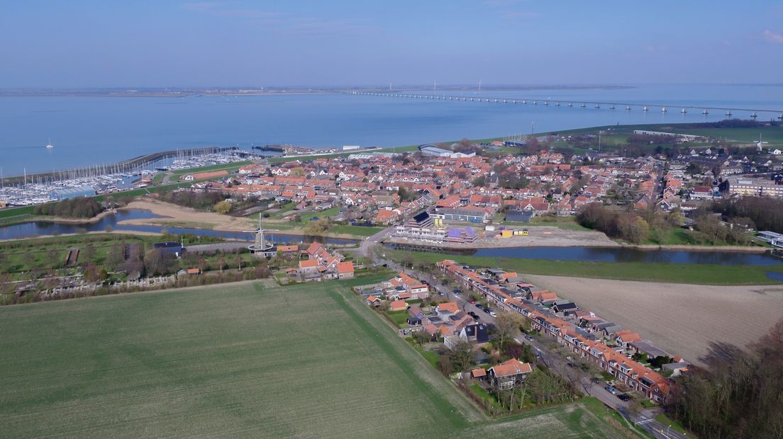 Colijnsplaat vanuit de lucht