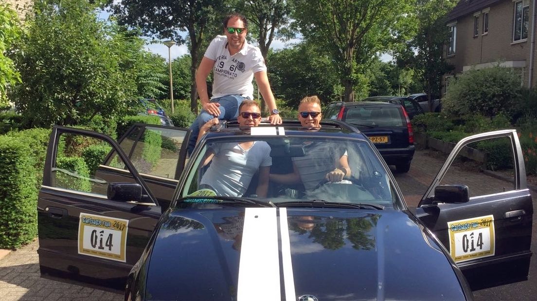 De Autobahnrasers, vlnr: Krijn Weeda, Gerard Reuvers en Harry Mesker