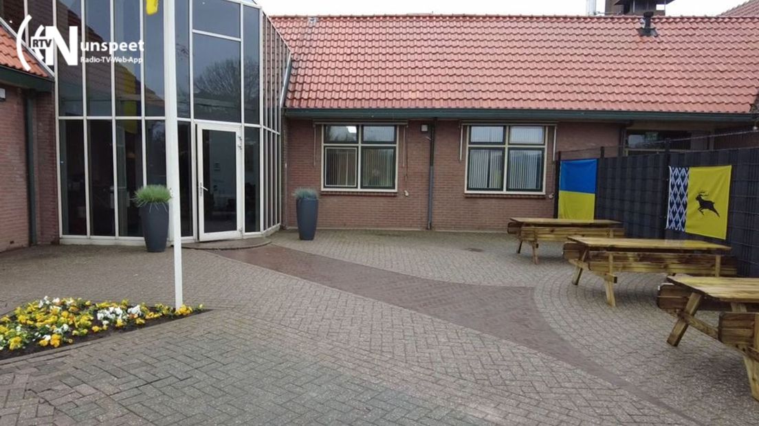 Opvanglocatie in Nunspeet voor Oekraïense vluchtelingen.