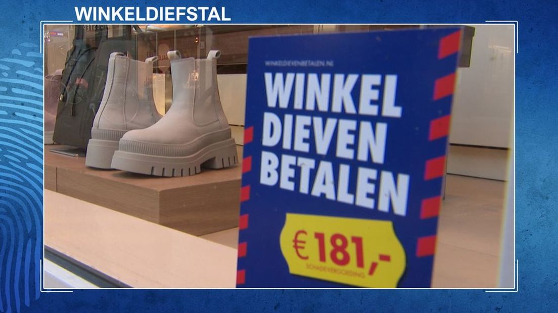 Winkeldieven moeten 181 euro schadevergoeding betalen wanneer ze worden betrapt.