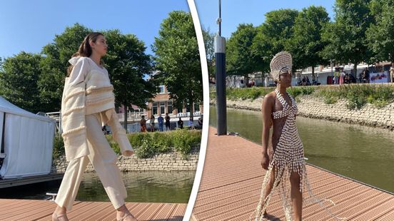 De eerste Rotterdam Fashion Week trapt af met een catwalk op het water