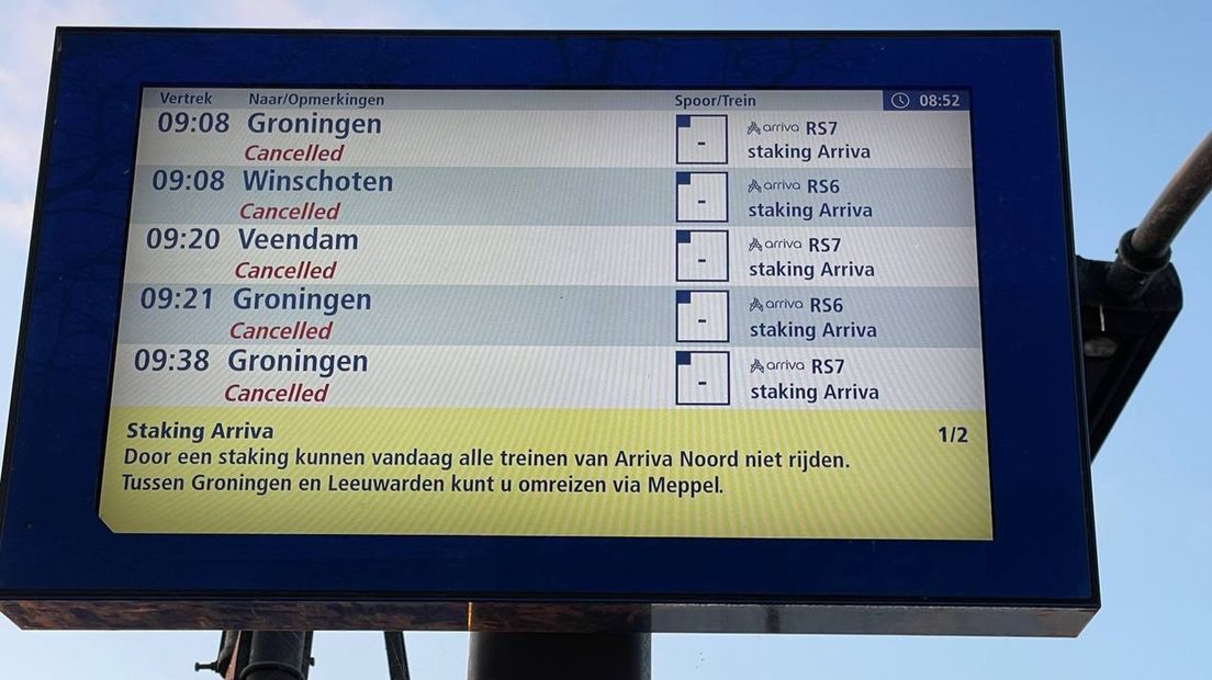 Alles gecancelled...