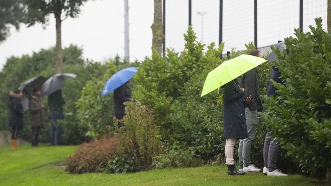 De paraplu's en jassen kunnen weer tevoorschijn worden gehaald.