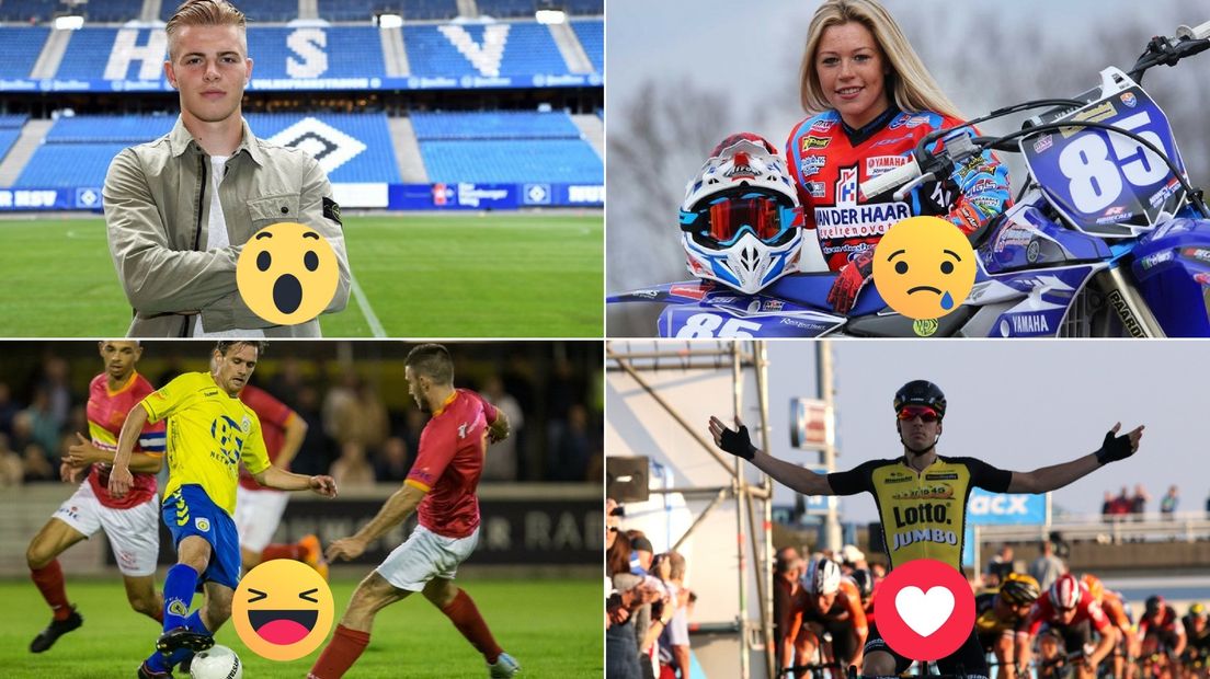 De vier genomineerden voor 'Het Zeeuws Sportmoment 2017'