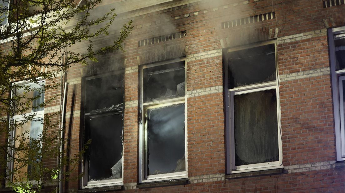 Brand in de Haagse Ter Heijdestraat