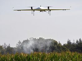 'Debuut' voor blusdrone van Hogeschool Saxion: "Veel goedkoper dan een helikopter"