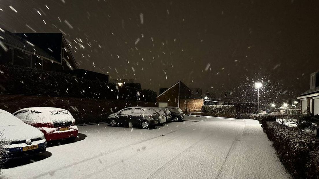 Op deze plek in Gelderland viel de meeste sneeuw