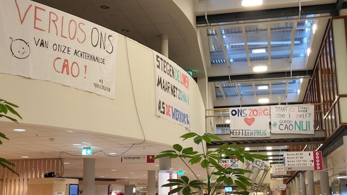 Spandoeken in Deventer ziekenhuis tonen actie bereidheid