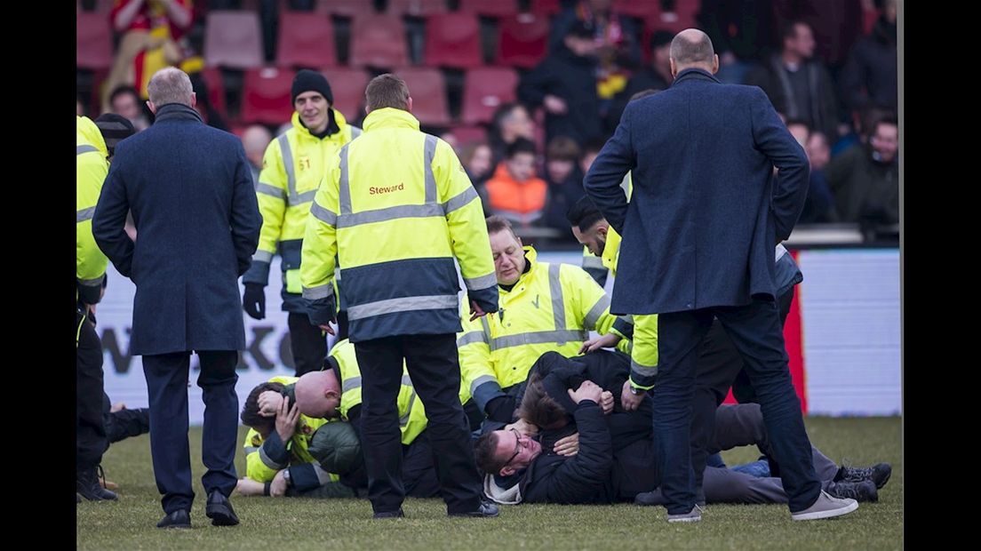 Vorig jaar maart liep het uit de hand bij Go Ahead - De Graafschap