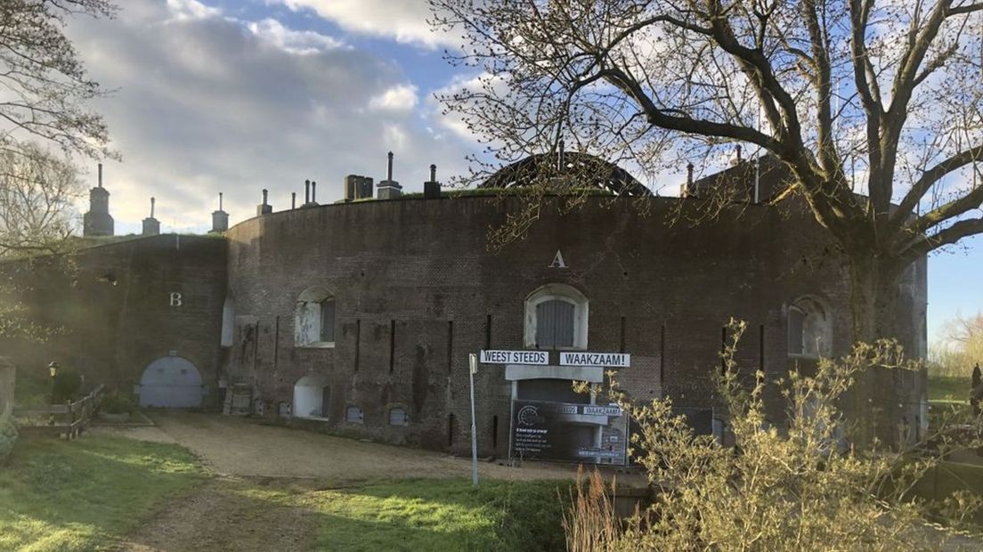 Het fort bij Asperen.