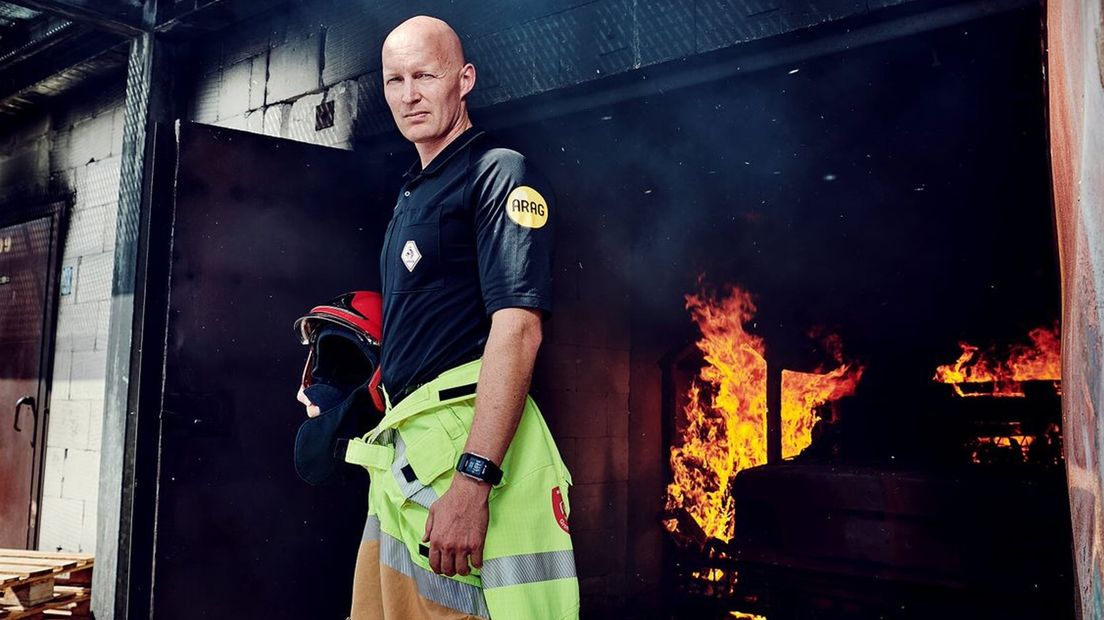 Siemen Mulder geniet van zijn werk bij de brandweer