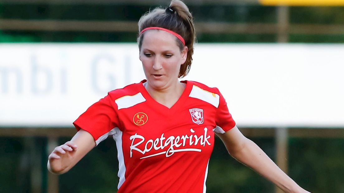 Ellen Jansen scoorde voor Twente