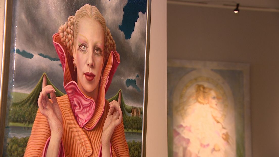 Werk geïnspireerd door Mathilde Willink, zoals dat te zien is in Locaal 54.