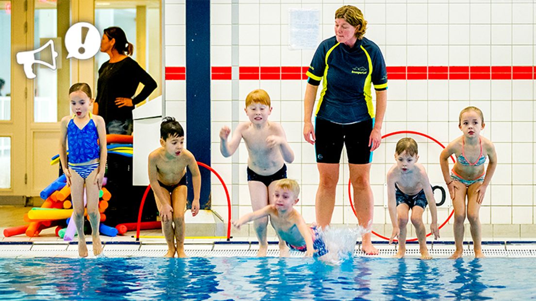 Niet alle kinderen krijgen zwemles (Rechten: ANP/Remko de Waal)