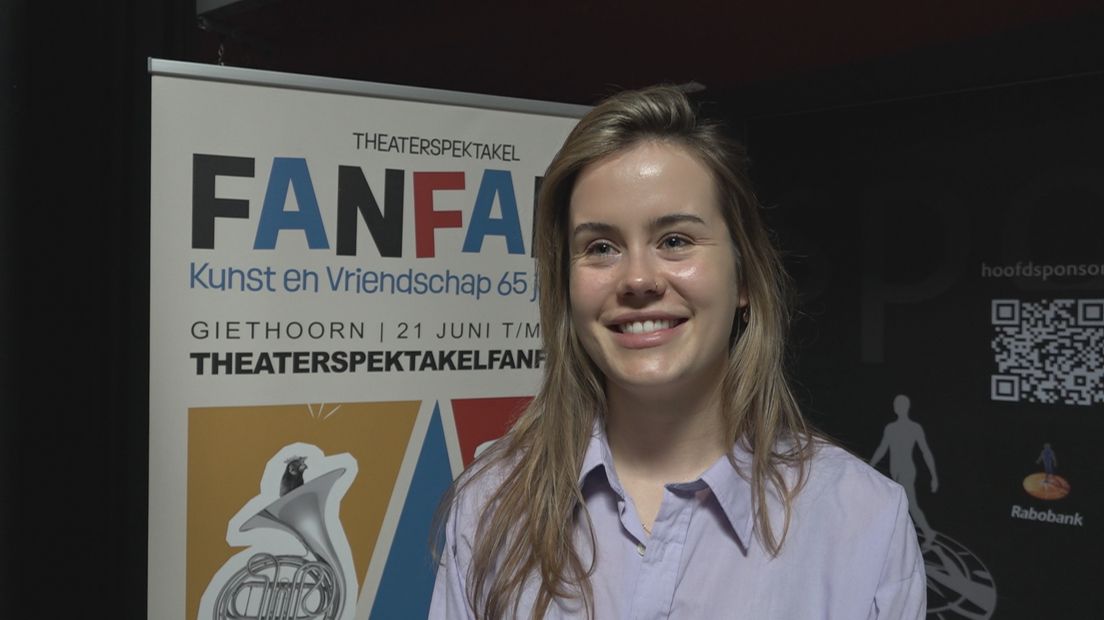 Regisseur Anne de Blok straalt: de repetities van theaterspektakel Fanfare zijn begonnen