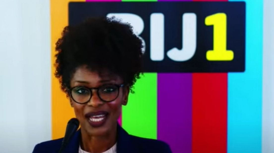 Sylvana Simons van BIJ1 | Screenshot: YouTube-kanaal BIJ1
