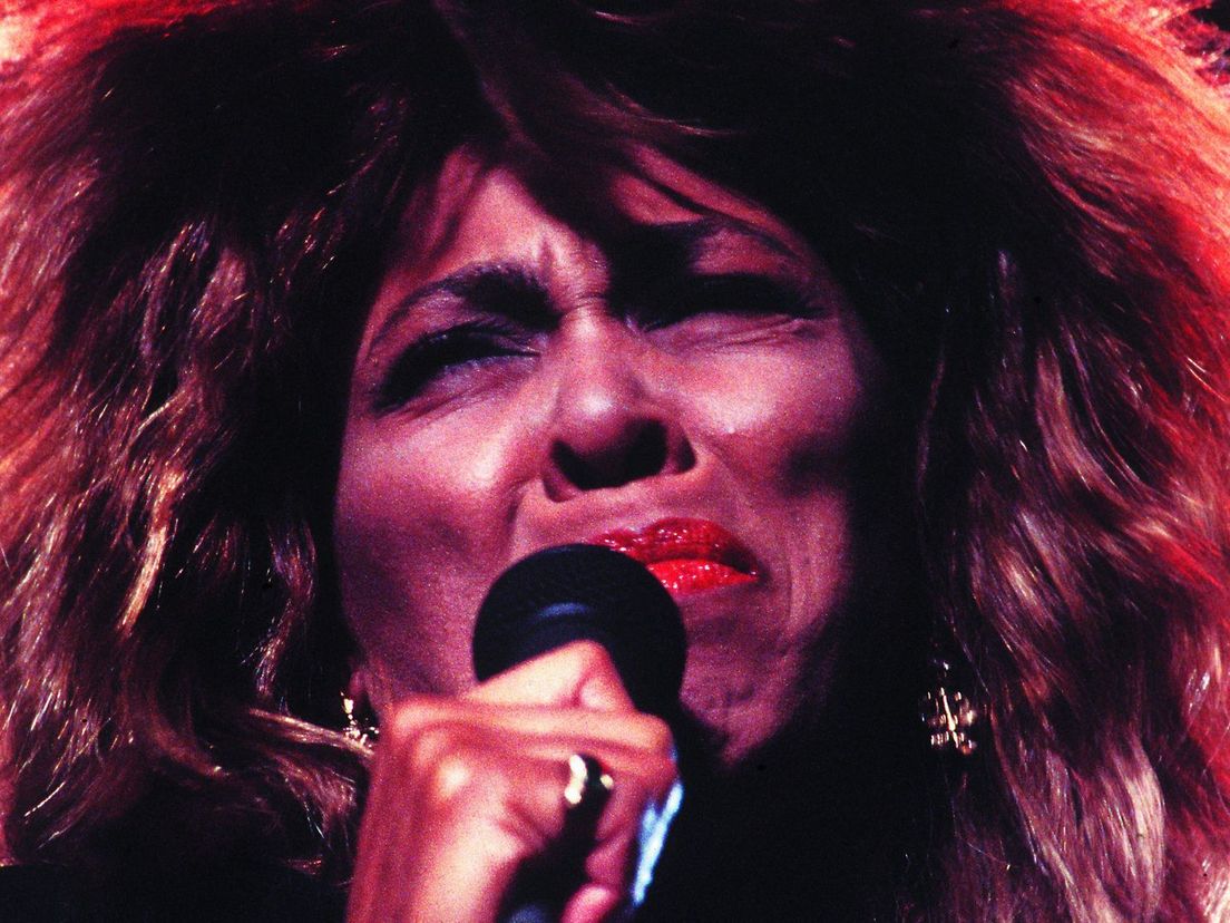 Tina Turner tijdens haar Farewell tour in 1990