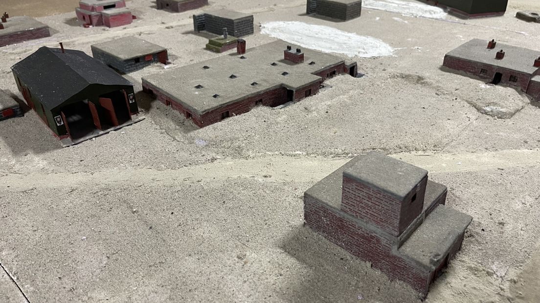 Een deel van de maquette