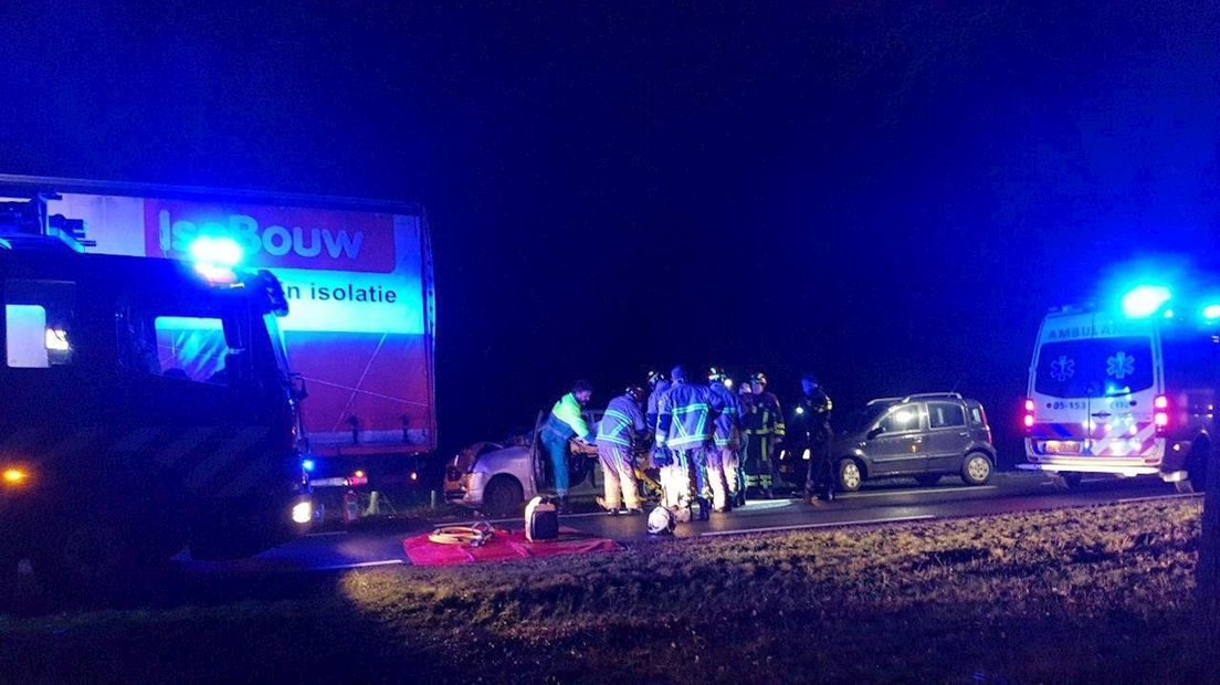 N746 in beide richtingen afgesloten na ernstig ongeval bij Almelo