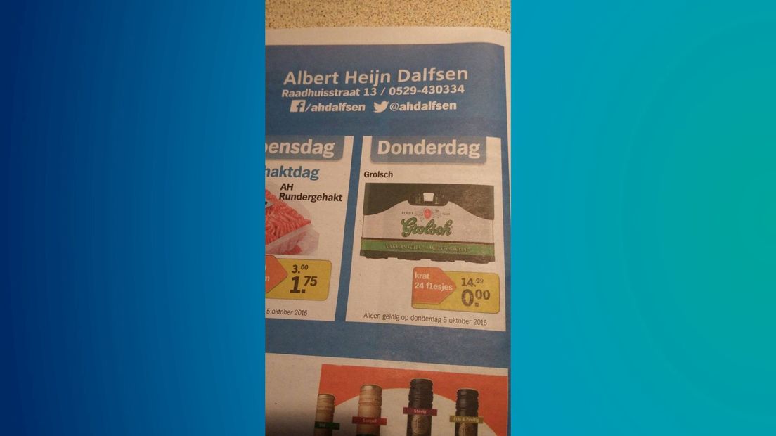 De opvallende advertentie