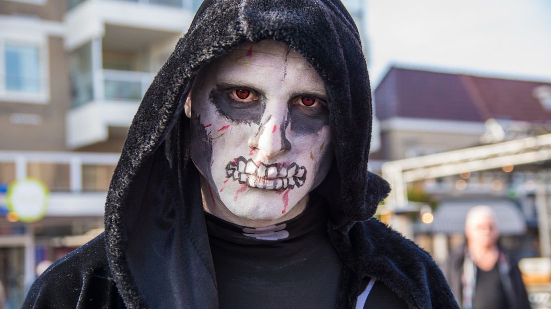 Hoogeveen is een van de Drentse plaatsen waar Halloween gevierd wordt (Rechten: Kim Stellingwerf)