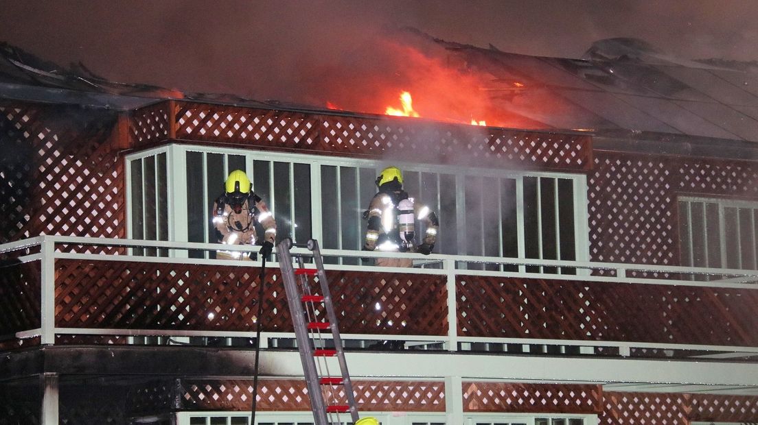 Brand in nieuw te openen hotel Philippine