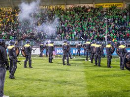 Rellen bij stadion na mislopen promotie ADO Den Haag, meerdere arrestaties