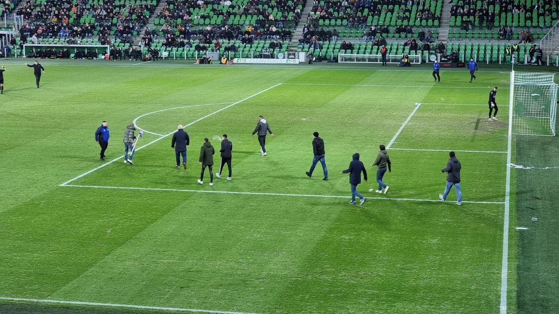 Fans op het veld