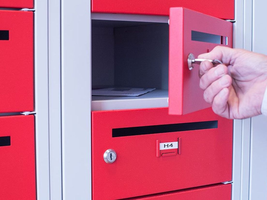 De postbussen bij Flex & Meet