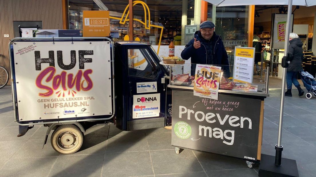 Jeffrey Huf op pad om mensen te enthousiasmeren voor zijn product