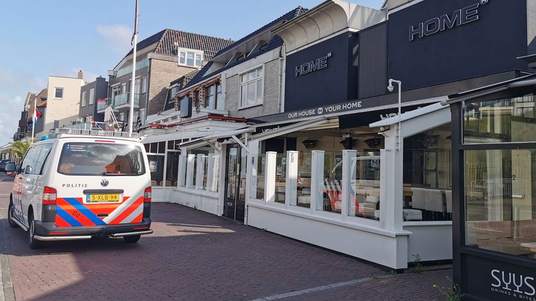 Politie doet onderzoek bij nachtclub HOME in Noordwijk vanwege mogelijk explosief.