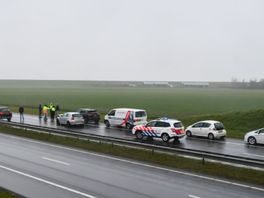 Drie auto's botsten op elkaar bij Westerscheldetunnel