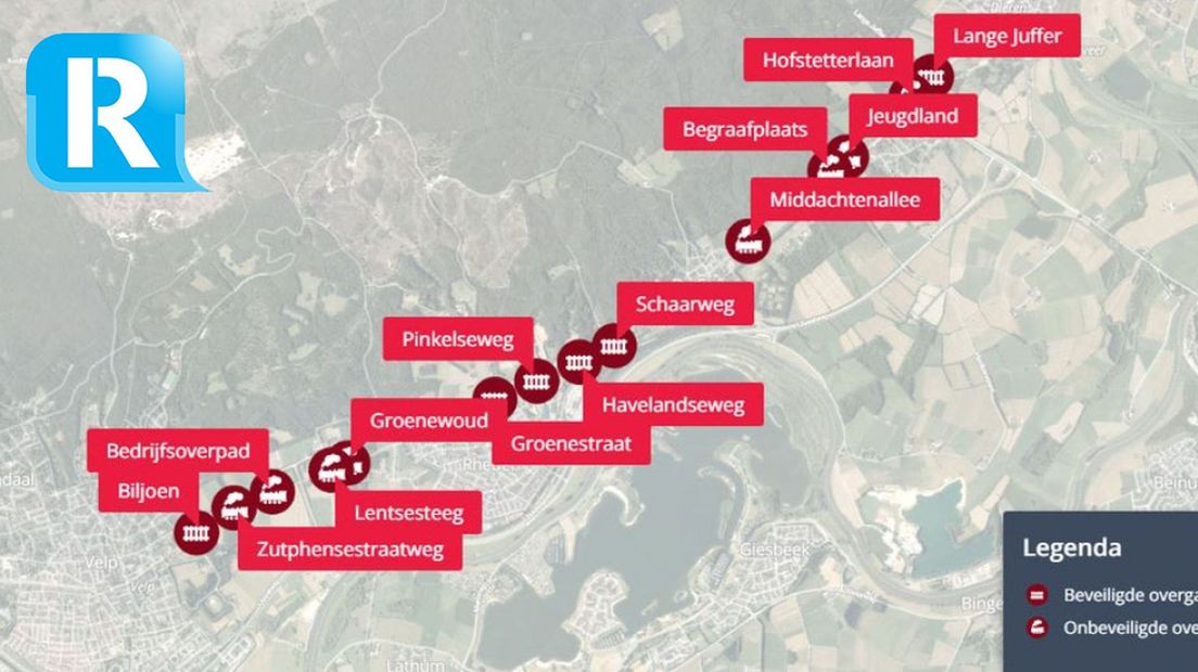 Fase twee werkzaamheden op het spoor in Rheden van start