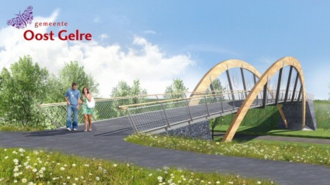 Vlinderbrug over N18 bij Lichtenvoorde