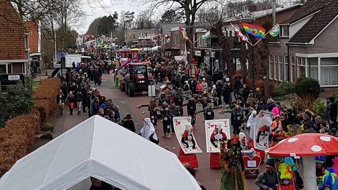 De optocht in Barger-Oosterveld telde in de laatste editie maar liefst negentig praalwagens